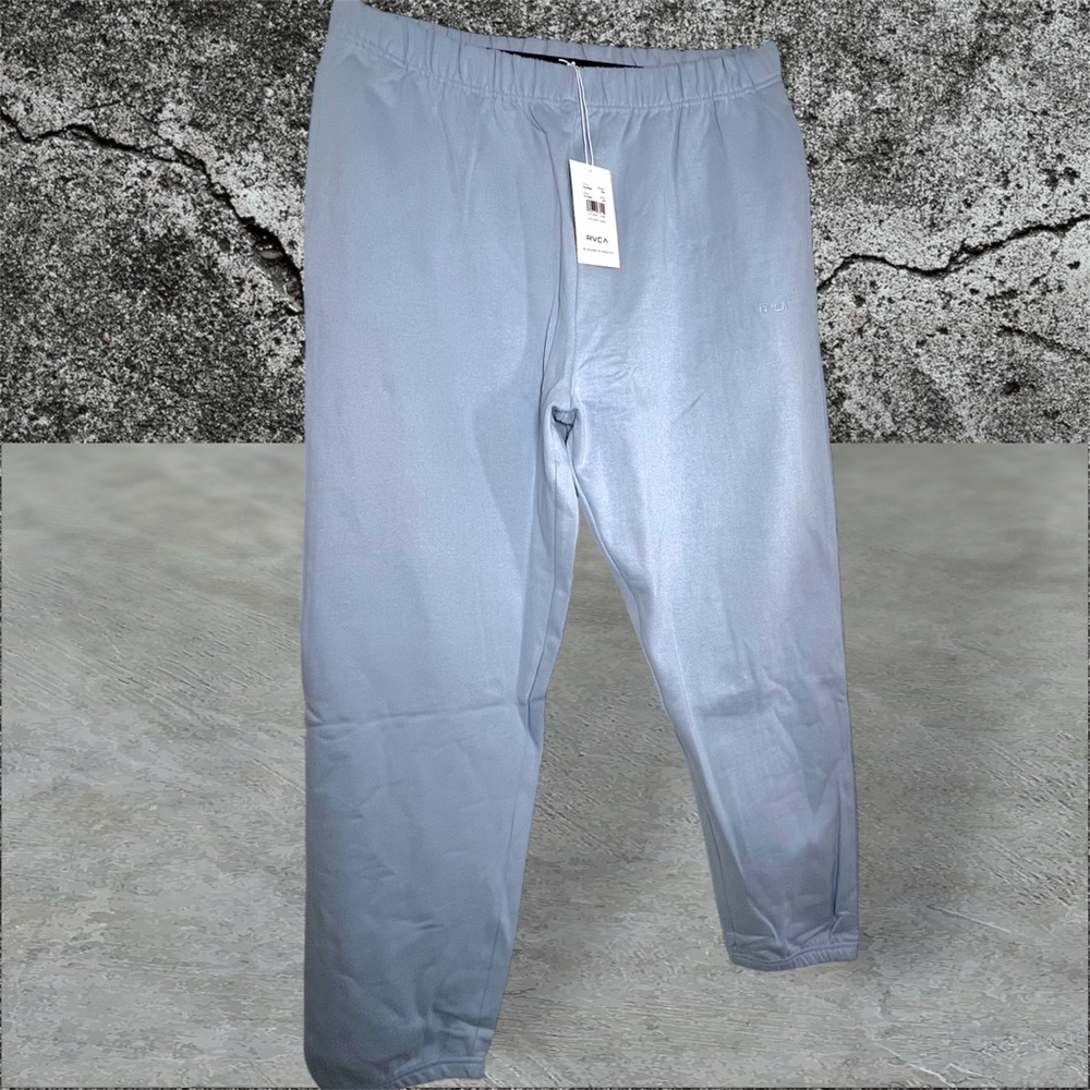 •NWT• RVCA PTC SweatPant in light Blue • Women’s XL #AVJNPO0206